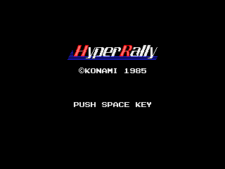 Hyper Rally screenshot 2 for MSX